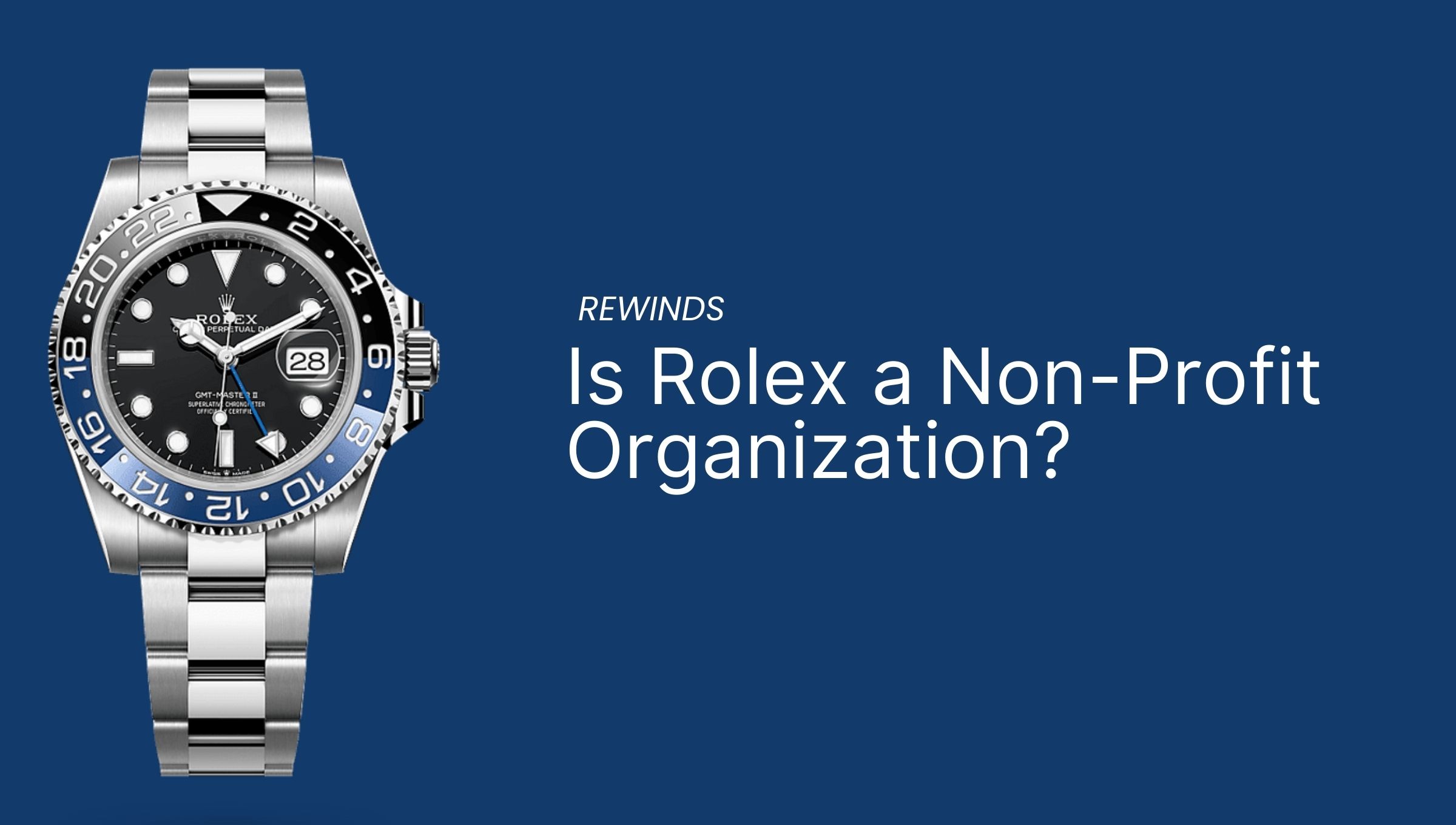 is rolex a non profit organization